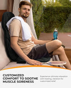CooCoCo Back Massager with Heat, 8 Vibrating Motors Back Massager - Image 3
