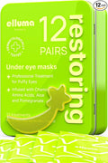 Under Eye Patches 12 Pairs of Themed Hydrogel Eye Gel Pads by EllumaBeauty