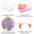 HOFASON 6 Pack Nail Brush for Cleaning Fingernails, Nail Brush Handle Grip - Image 5