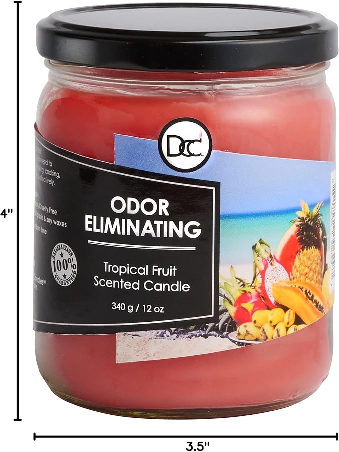 Tropical Fruit Odor Eliminating Highly Fragranced Candle - Image 9