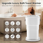 MFTEK 27L Towel Warmer for Bathroom, Foldable Heated Towel Warmers Bucket - Image 2