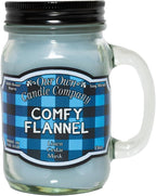Our Own Candle Company, Comfy Flannel Scented Mason Jar Candle, 100 Hour Burn by OurOwnCandleCompanycandles