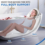 52" x 16" Full Body Bath Pillow - Image 2