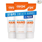 Carpe Sweat Absorbing Hand Lotion, A dermatologist-recommended smooth lotion by Carpe