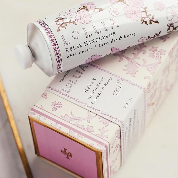 LOLLIA Relax Handcreme, 4 oz, Sugar Cane, Vanilla Bean, & Jasmine, Scented Hand - Image 3