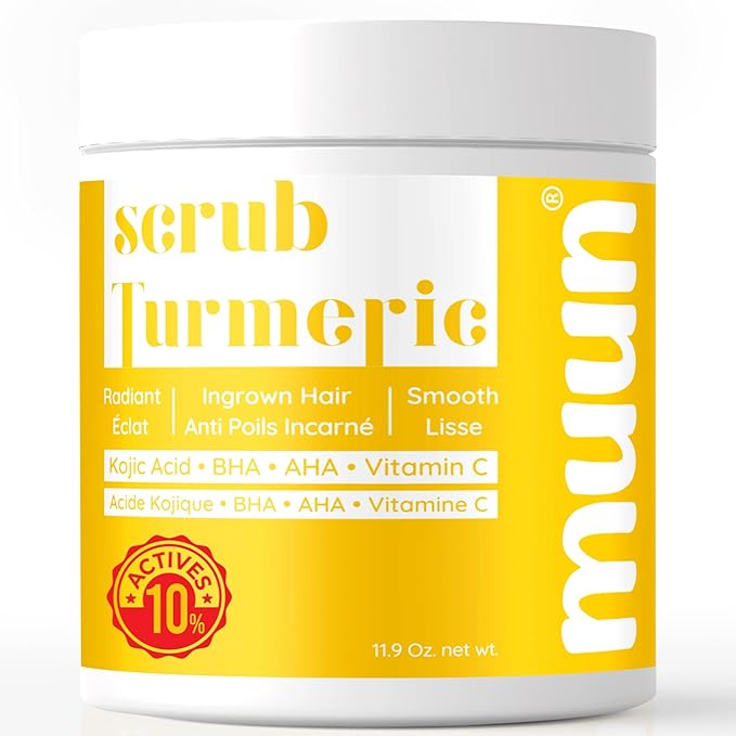 Muun Turmeric Scrub with Kojic Acid AHA/BHA Face &Body by MuunCare