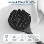 Manmihealth Silicone Back Scrubber & Soft Bath Glove Set, Super-Exfoliating - Image 3
