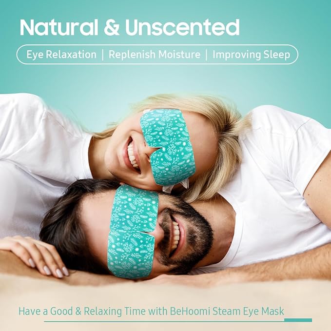 BeHoomi 30Packs Steam Eye Mask, Heated Eye Mask Warm Compress - Image 2