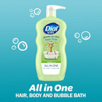Dial Kids All-in-1 Body Wash + Hair + Bubble Bath, Melon Scent, 24 Fl Oz - Image 2