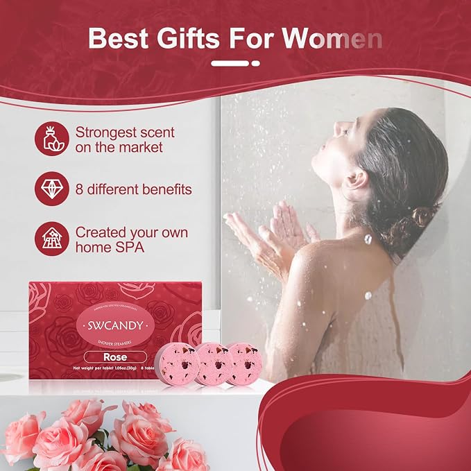 SWCANDY Shower Steamers Aromatherapy Birthday Gifts - Image 3