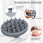 Meartchy Silicone Scalp Massager, Scalp Scrubber - Image 3