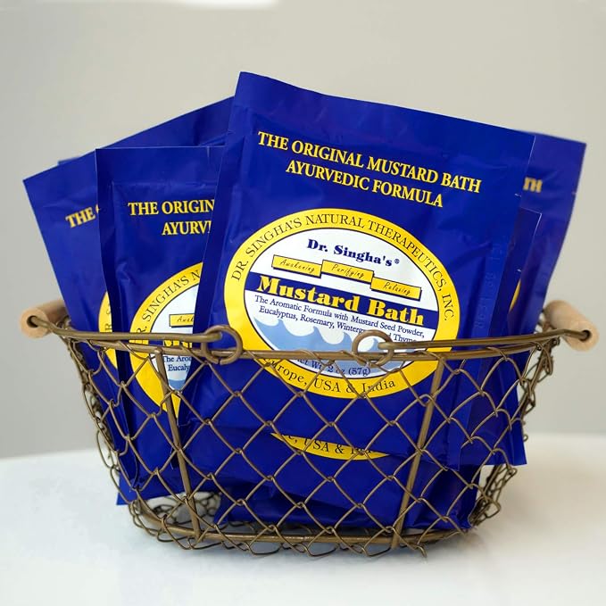 Dr. Singha's Mustard Bath, Therapeutic Bath Salts, 2 Oz - Image 5