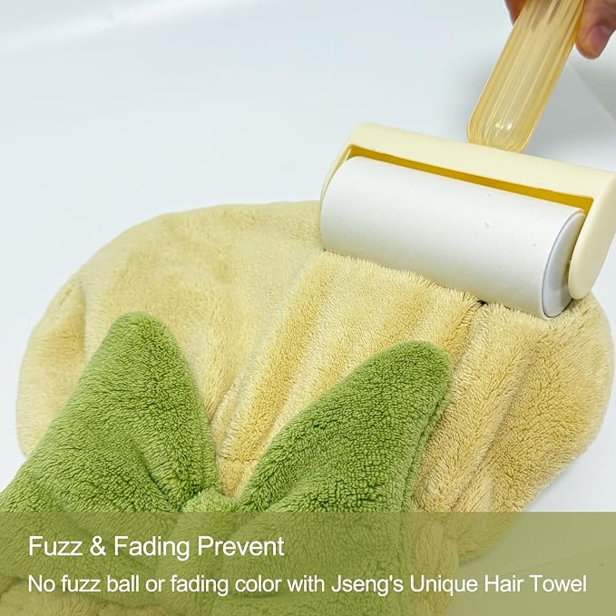 Jseng 3Packs Microfiber Hair Towel - Image 6