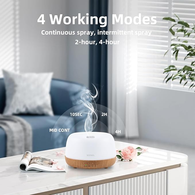 SEEDSEEL 300ML Essential Oil Diffuser - Image 5
