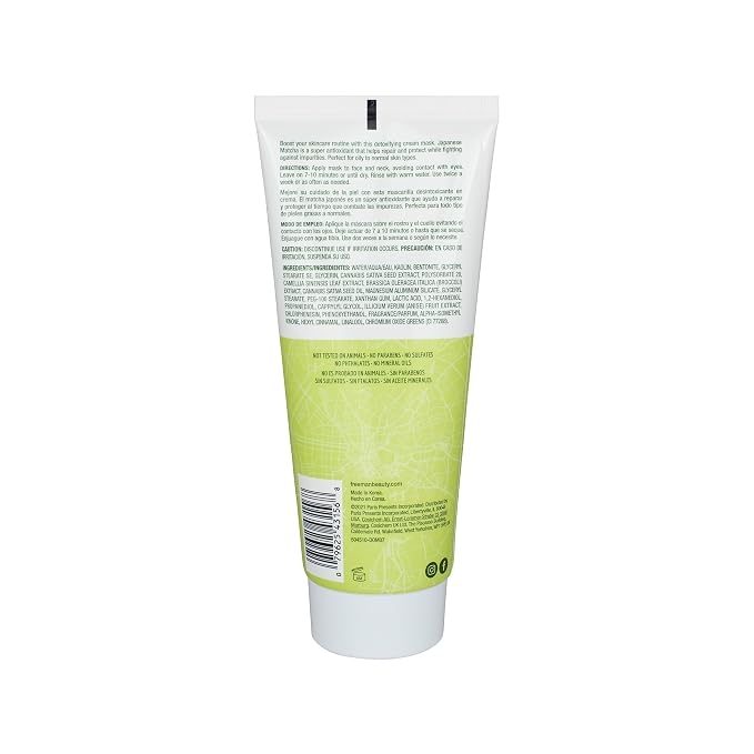 Freeman Exotic Blends Detoxifying Japanese Matcha Cream Facial Mask, 6 fl.oz./ - Image 11