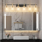 SOLFART 49.2 inch Vanity Light fixtures Vintage 6 Lights Wall Light Fixtures - Image 7