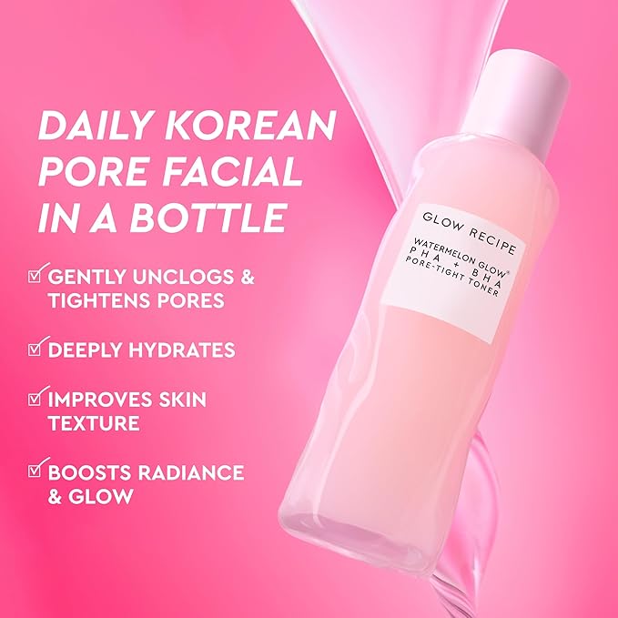Glow Recipe PHA + BHA Face Toner, Korean Exfoliating Toner - Image 2