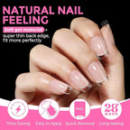 UNA GELLA Short Square Gel Nail Tips 216pcs Short Square Press on Nails - Image 4