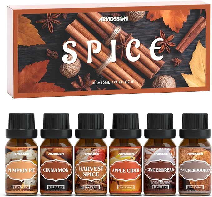 Autumn Spice Essential Oils Set, ARVIDSSON Fall Essential Oil by ARVIDSSON