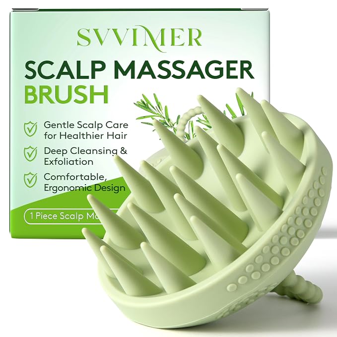 Svvimer Scalp Care Essentials – Scalp Scrub and Scalp Massager Brush Options by Svvimer