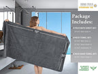 Extra Large Bath Sheet Set of 4, Ultra Soft Fluffy Towel, 35”x 70”Oversized - Image 6