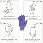 Evridwear Exfoliating Glove Shower Gloves Exfoliate Dead Skin - Image 2