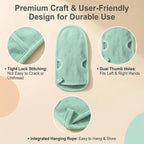 Erioctry 3PCS Reusable Bathing Shower Mittens Soft Back Rubbing Gloves - Image 4