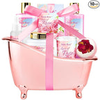 Mothers Day Gifts for Women, Bath Kit Rose Bath and Body Gift, Facial Skin Care by SaintRoy