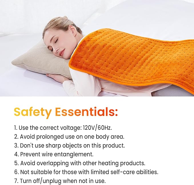 WOOMER Extra Large Heating Pad, Heat Pad - Image 7