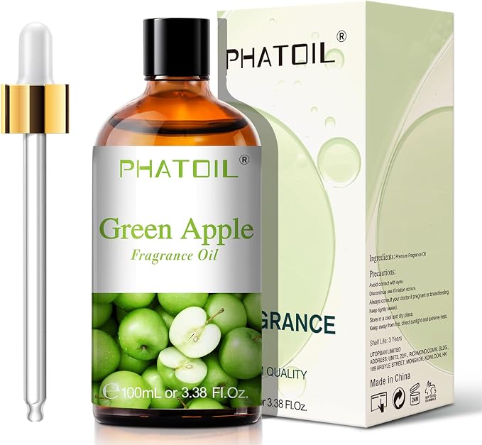 PHATOIL 3.38FL.OZ Green Apple Fragrance Oils - Image 2