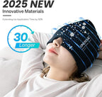 ONLYCARE Migraine Relief Cap, Soothing Migraine Mask, Upgraded Odorless Gel Ice - Image 3