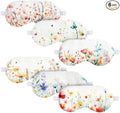 Cuffbow 6 Pack Plush Sleep Mask Set, Cute Plush Eye Masks by Cuffbow