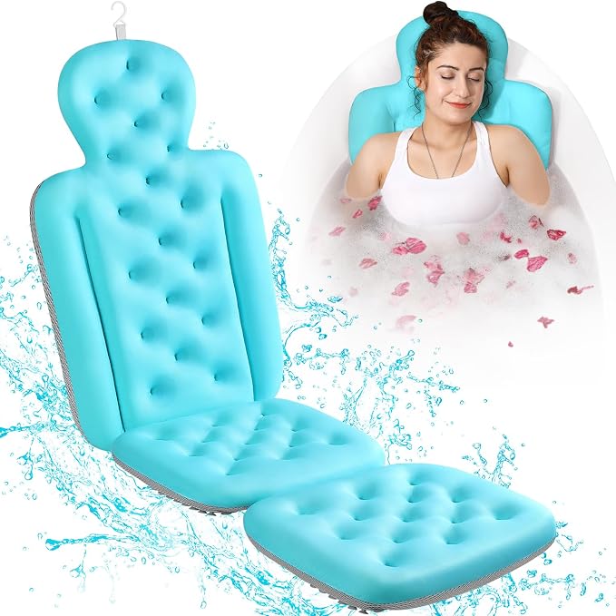 Full Body Bath Pillow for Bathtub, Thick Bathtub Cushion, Luxury Tub Pillow for by VOXOR