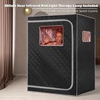 Smartmak Portable Far Infrared Sauna, Home Two Person Sauna Box - Image 6