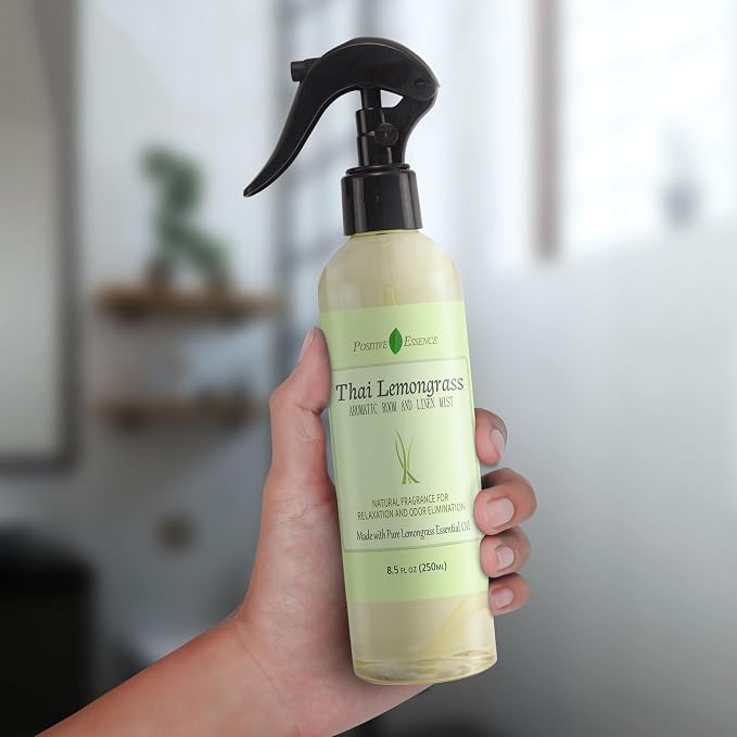 Thai Lemongrass Linen and Room Spray, Natural Air Freshener Made - Image 3