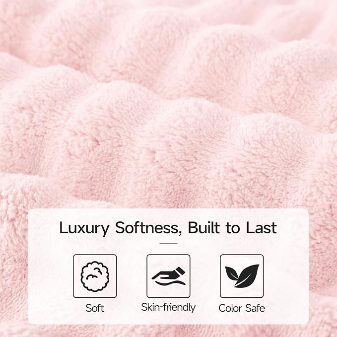 REDKISS Soft Bath Towel Sets 8-Piece, Microfiber Quick Dry & Absorbent - Image 5