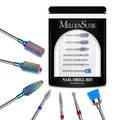 MelodySusie Nail Drill Bits Set, 3/32'' Professional Nail Bits by MelodySusie