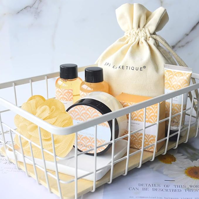 Spa Luxetique Spa Gifts for Women 6pc Vanilla Bath Sets Women Gift - Image 6