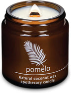 Hemlock Park Pomelo Citrus Apothecary Hand-Poured Scented Candle | Crackling by HemlockPark