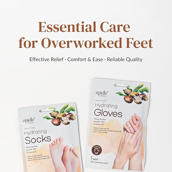 Epielle Hydrating Foot Mask 6 Pairs, Relieve and Soften - Image 8