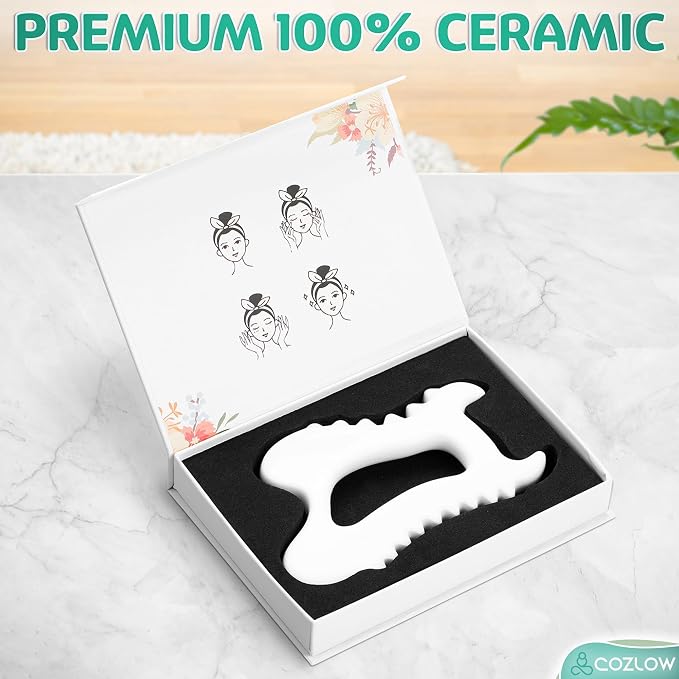COZLOW Ceramic Gua Sha Massage Tool - Image 5