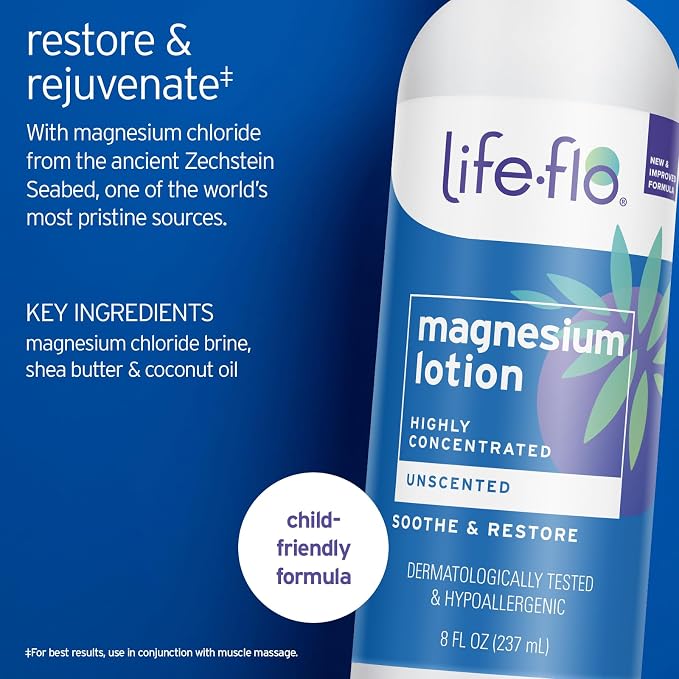 LIFE-FLO Unscented Magnesium Lotion - Image 2