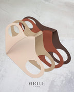 Virtue Code Second Skin Cloth Face Mask Pack. 4 Buttery Soft Masks Washable - Image 2