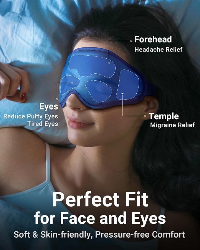 Cooling Eye Mask for Puffy Eyes: Fsa Eligible Items Hsa, Face Ice Eye Pack for - Image 4