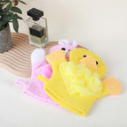 JIEYAO 2 Pcs Bath Mitt Washcloths Gloves, Cute Cartoon Exfoliating Glove Body - Image 7