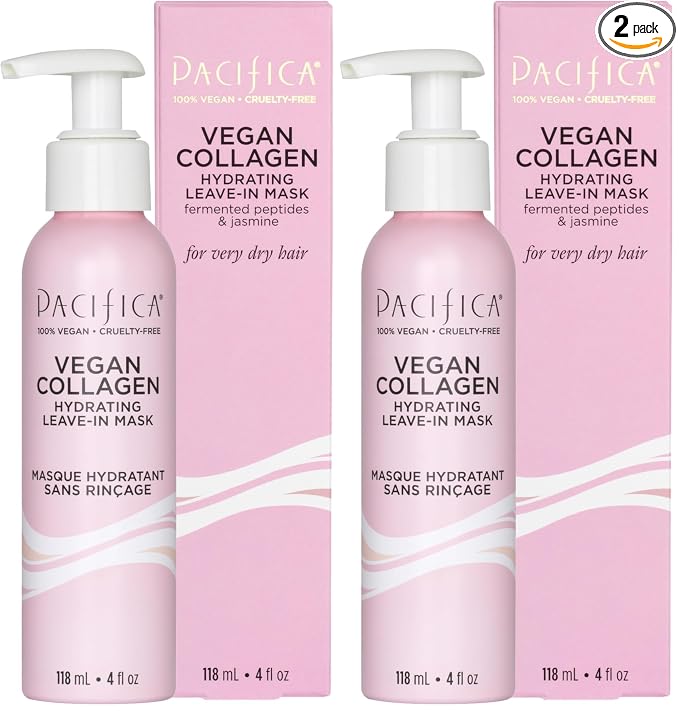 Pacifica Vegan Collagen Leave-In Repair Hair Mask – Leave-In Conditioner by PacificaBeauty