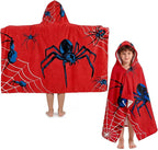 Peryiter 1 Pcs Spider Hooded Bath and Beach Towel 100% Cotton Pool Towels by Peryiter