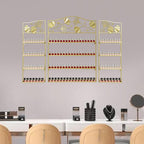 4 Tier Wall-Mounted Nail Polish Storage Racks 3PCS Metal Nail Polish Organizer - Image 6