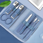 Manicure Set, 7 in 1 Professional Nail Clippers Scissors Pedicure Kit, - Image 7