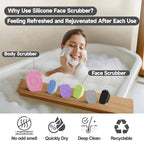 2 PCS Face Scrubber, Soft Silicone Face Exfoliator - Image 6